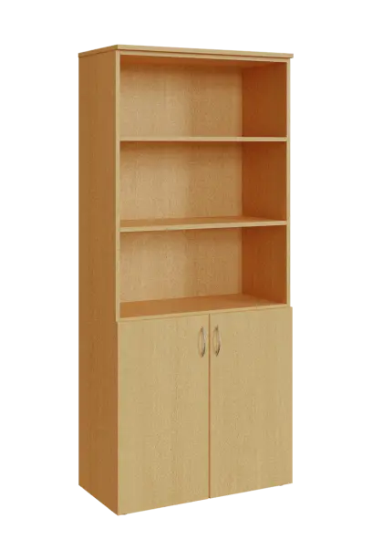 N 5 - 8DN3 kancelářská skříň, 2-dveřová/nika, 1800x800x400, buk royal